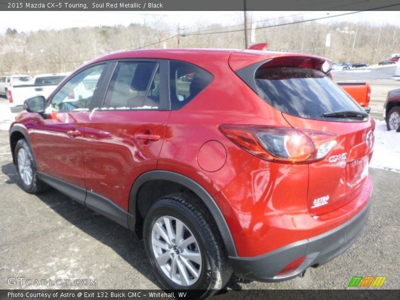 Soul Red Metallic / Black 2015 Mazda CX-5 Touring