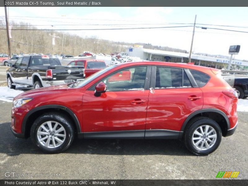 Soul Red Metallic / Black 2015 Mazda CX-5 Touring