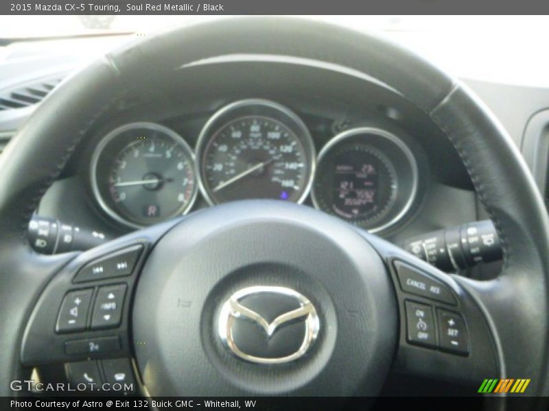 Soul Red Metallic / Black 2015 Mazda CX-5 Touring