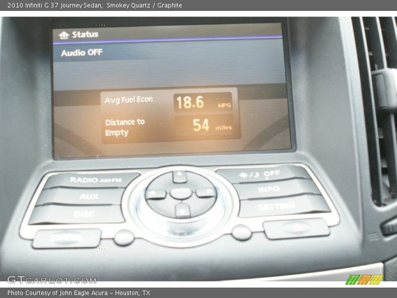 Smokey Quartz / Graphite 2010 Infiniti G 37 Journey Sedan