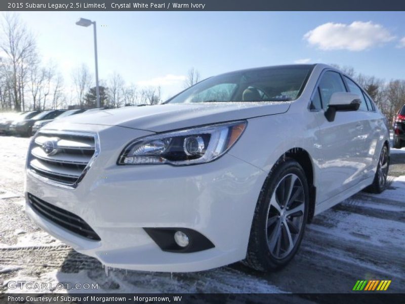 Crystal White Pearl / Warm Ivory 2015 Subaru Legacy 2.5i Limited