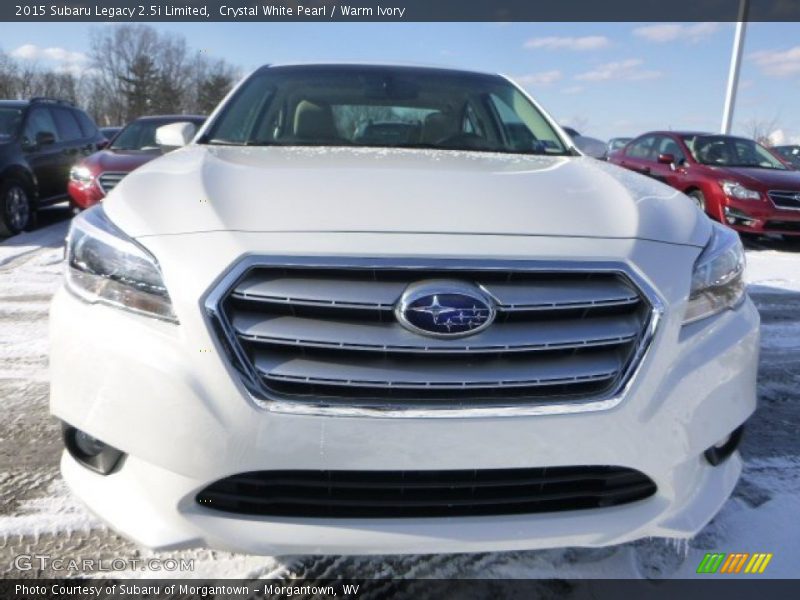 Crystal White Pearl / Warm Ivory 2015 Subaru Legacy 2.5i Limited