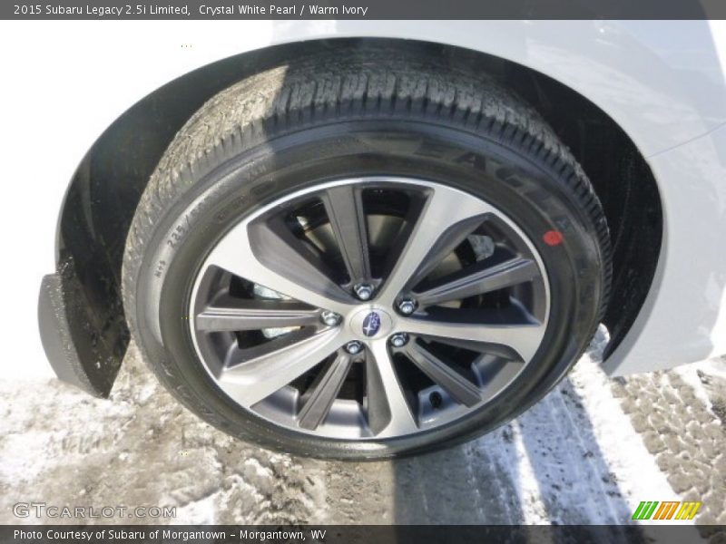 Crystal White Pearl / Warm Ivory 2015 Subaru Legacy 2.5i Limited