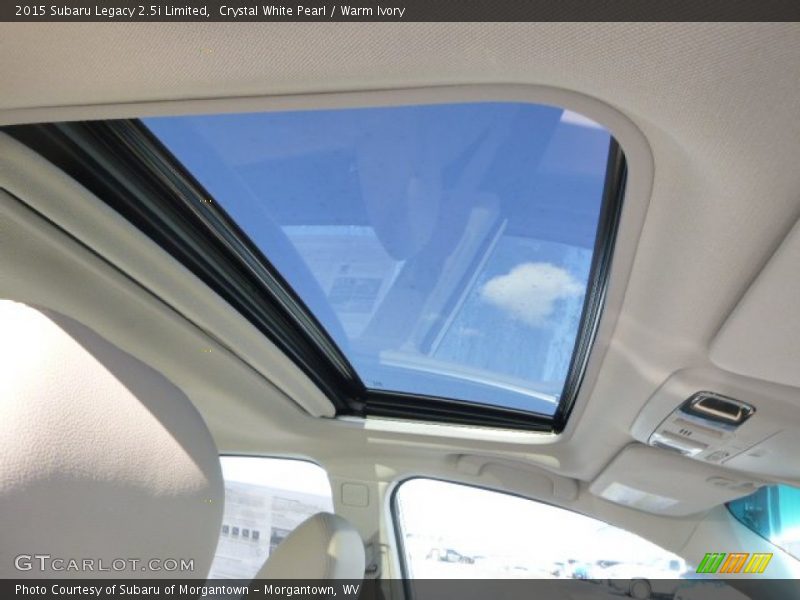 Crystal White Pearl / Warm Ivory 2015 Subaru Legacy 2.5i Limited