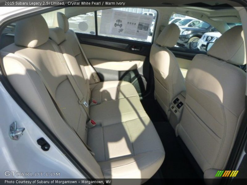 Crystal White Pearl / Warm Ivory 2015 Subaru Legacy 2.5i Limited