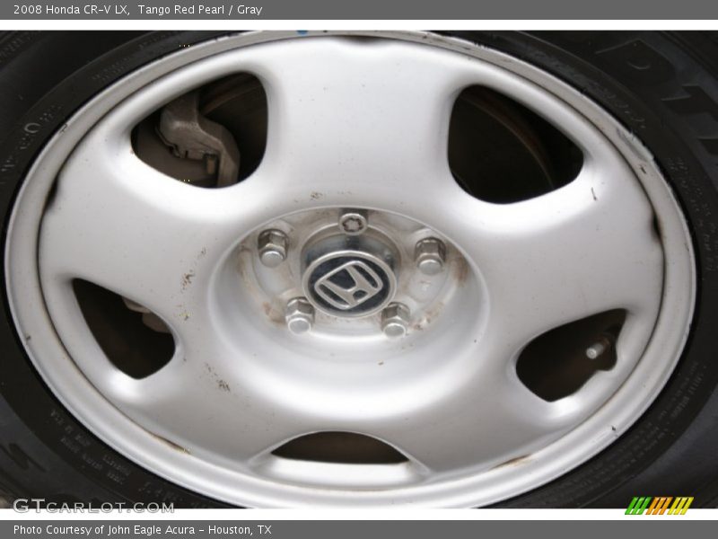 Tango Red Pearl / Gray 2008 Honda CR-V LX