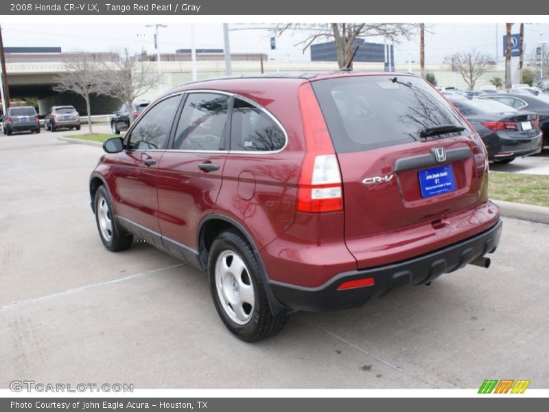 Tango Red Pearl / Gray 2008 Honda CR-V LX