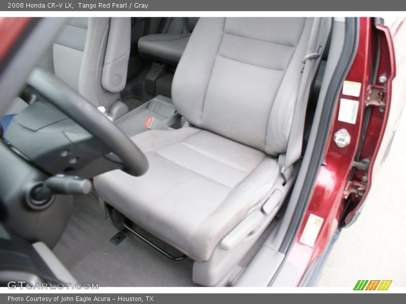 Tango Red Pearl / Gray 2008 Honda CR-V LX