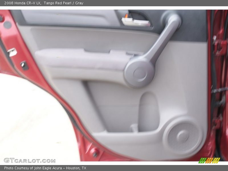 Tango Red Pearl / Gray 2008 Honda CR-V LX