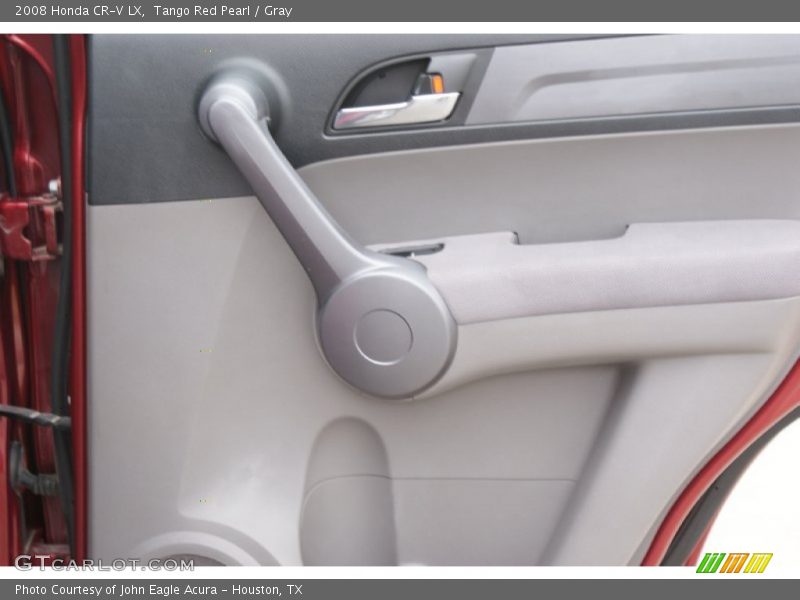 Tango Red Pearl / Gray 2008 Honda CR-V LX