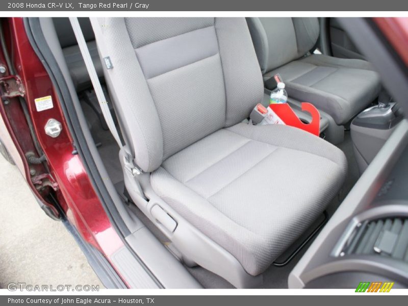 Tango Red Pearl / Gray 2008 Honda CR-V LX