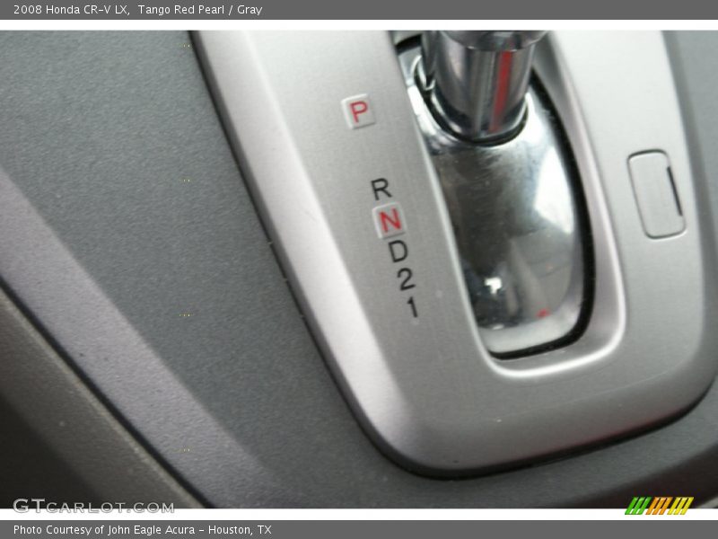 Tango Red Pearl / Gray 2008 Honda CR-V LX