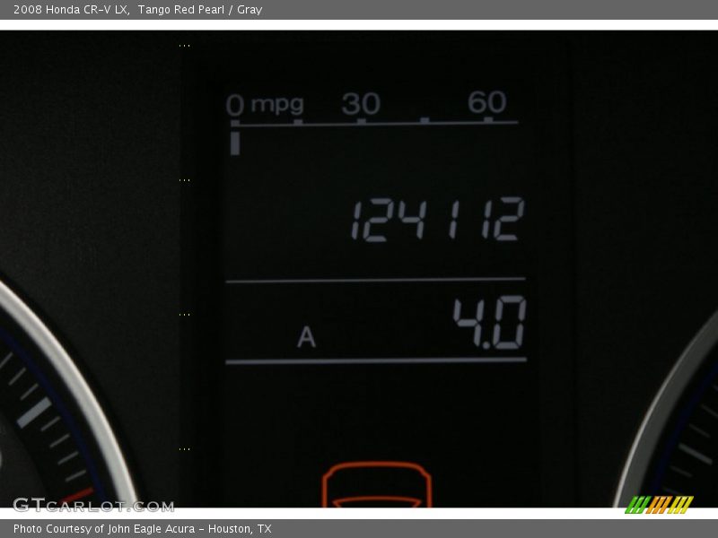 Tango Red Pearl / Gray 2008 Honda CR-V LX