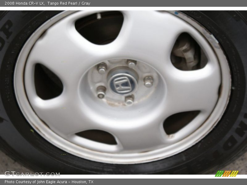 Tango Red Pearl / Gray 2008 Honda CR-V LX
