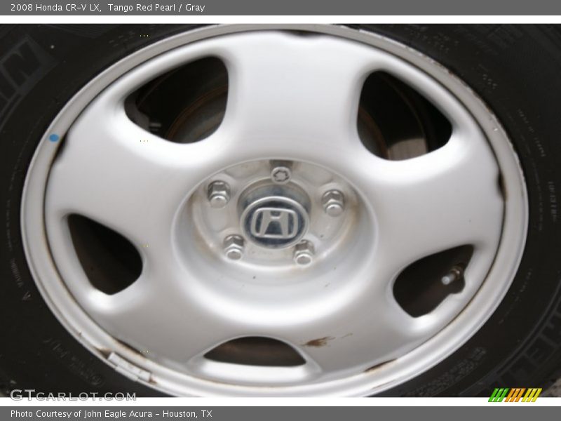 Tango Red Pearl / Gray 2008 Honda CR-V LX
