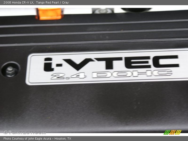 Tango Red Pearl / Gray 2008 Honda CR-V LX
