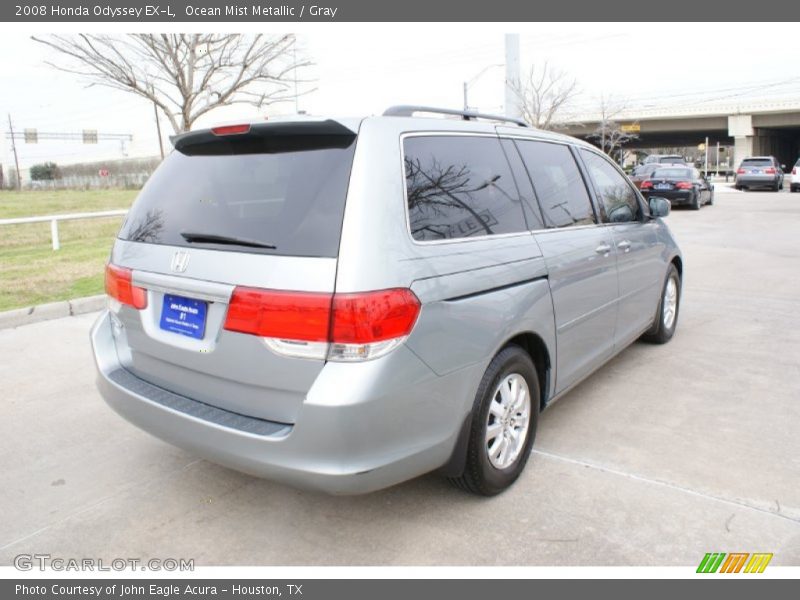 Ocean Mist Metallic / Gray 2008 Honda Odyssey EX-L