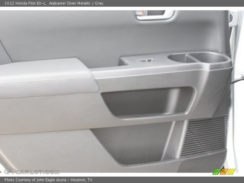 Alabaster Silver Metallic / Gray 2012 Honda Pilot EX-L