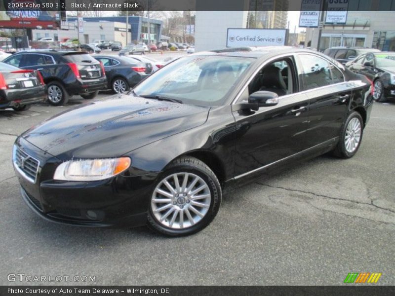 Black / Anthracite Black 2008 Volvo S80 3.2