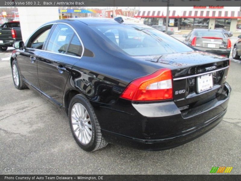 Black / Anthracite Black 2008 Volvo S80 3.2