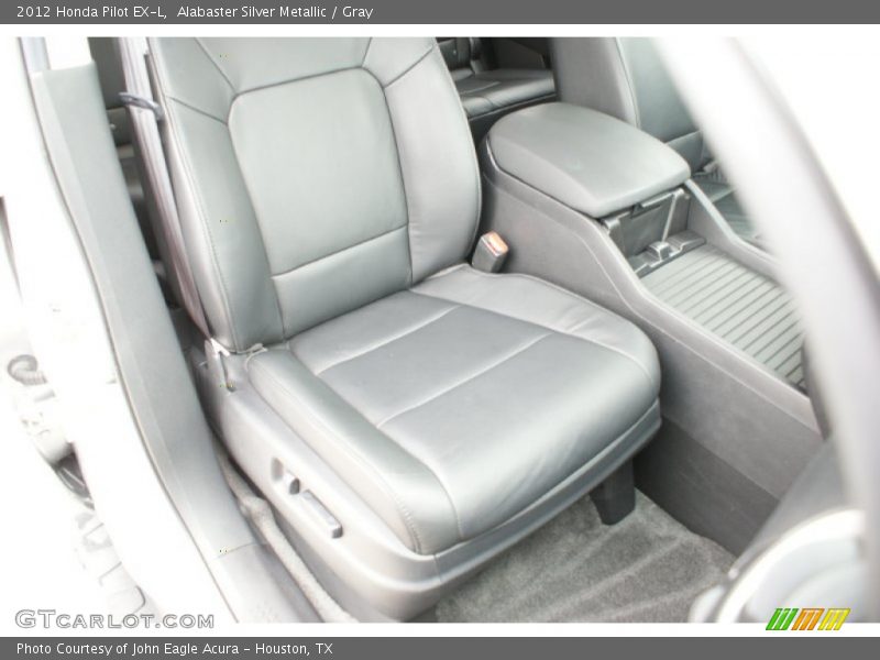Alabaster Silver Metallic / Gray 2012 Honda Pilot EX-L