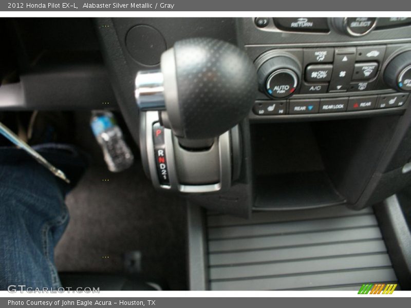 Alabaster Silver Metallic / Gray 2012 Honda Pilot EX-L