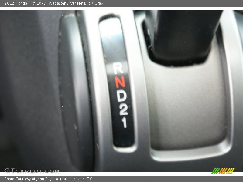 Alabaster Silver Metallic / Gray 2012 Honda Pilot EX-L