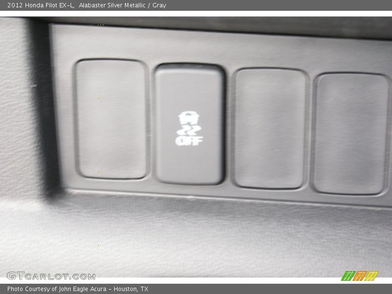 Alabaster Silver Metallic / Gray 2012 Honda Pilot EX-L