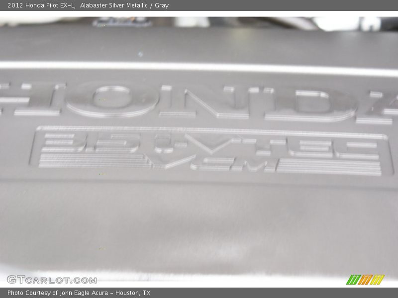 Alabaster Silver Metallic / Gray 2012 Honda Pilot EX-L