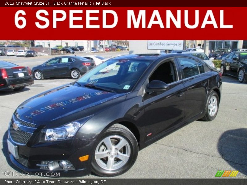 Black Granite Metallic / Jet Black 2013 Chevrolet Cruze LT