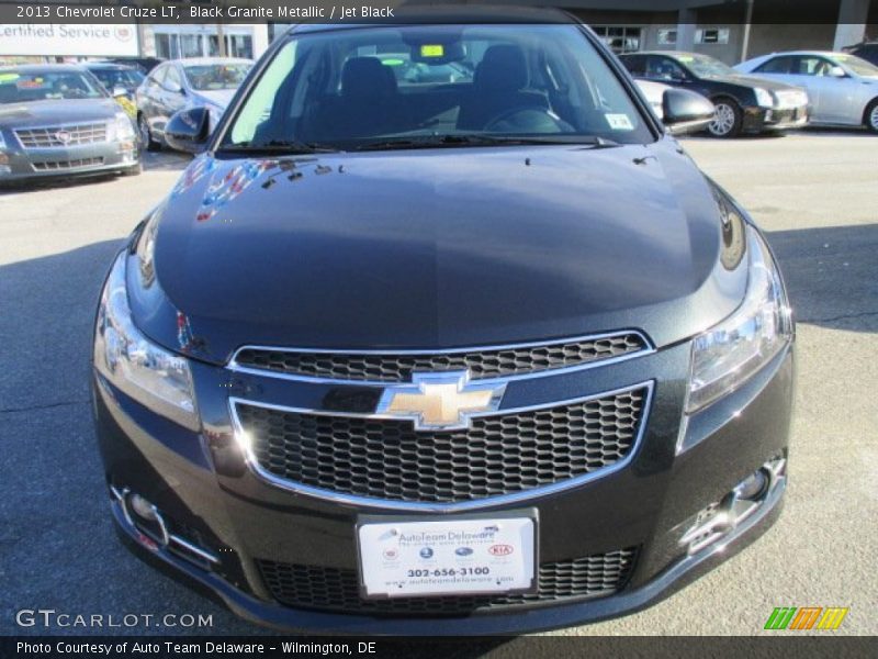 Black Granite Metallic / Jet Black 2013 Chevrolet Cruze LT
