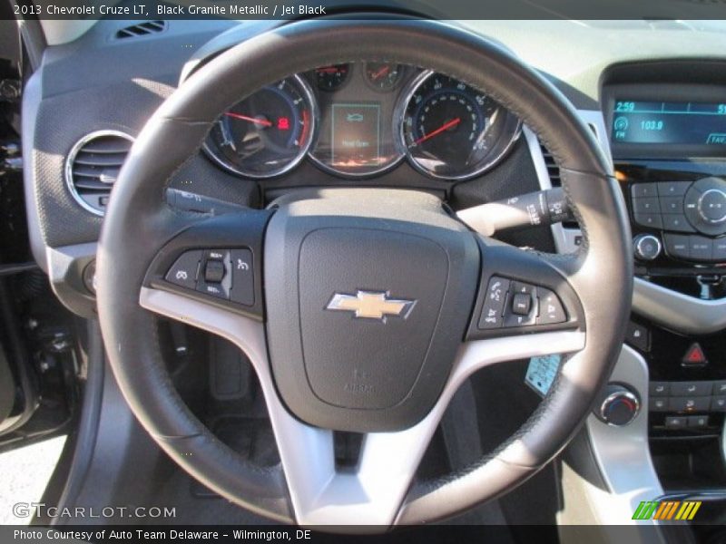 Black Granite Metallic / Jet Black 2013 Chevrolet Cruze LT