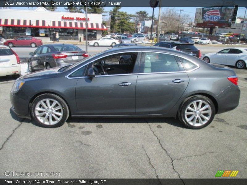 Cyber Gray Metallic / Medium Titanium 2013 Buick Verano FWD