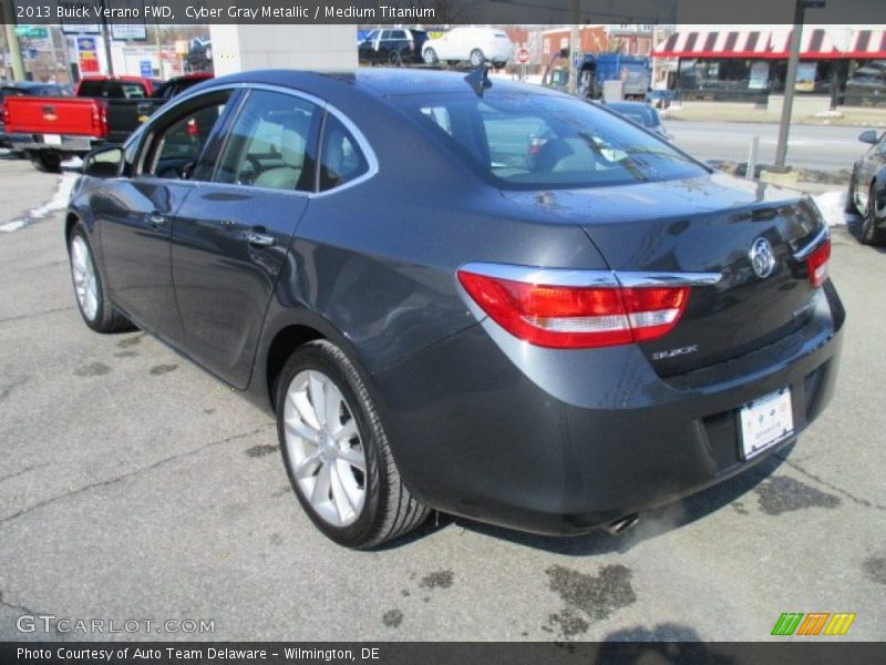 Cyber Gray Metallic / Medium Titanium 2013 Buick Verano FWD