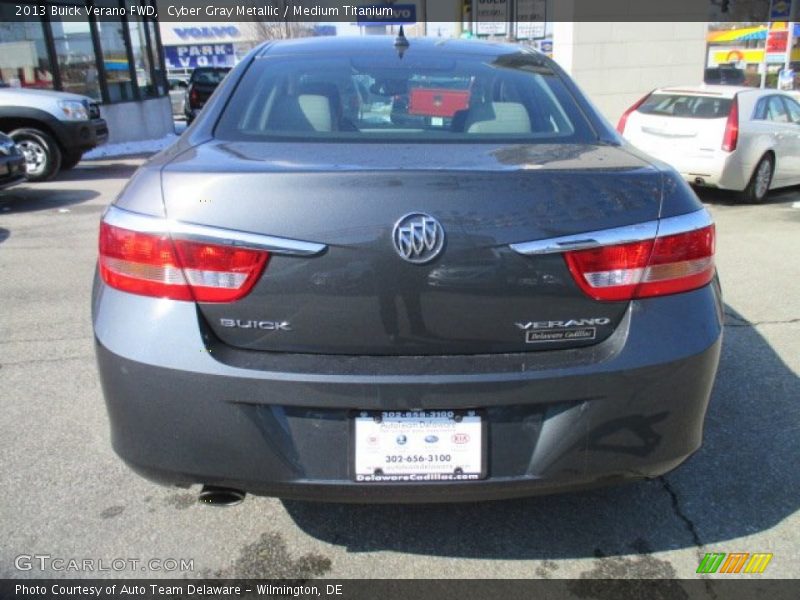 Cyber Gray Metallic / Medium Titanium 2013 Buick Verano FWD