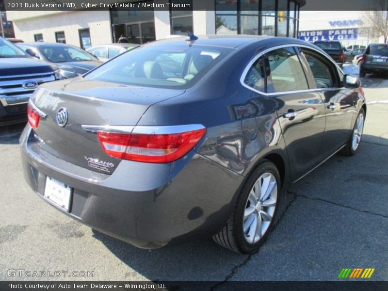 Cyber Gray Metallic / Medium Titanium 2013 Buick Verano FWD