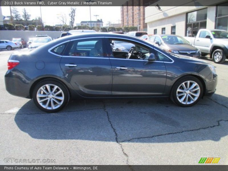 Cyber Gray Metallic / Medium Titanium 2013 Buick Verano FWD