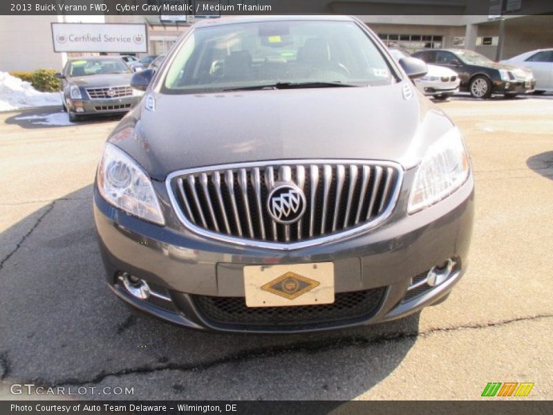 Cyber Gray Metallic / Medium Titanium 2013 Buick Verano FWD