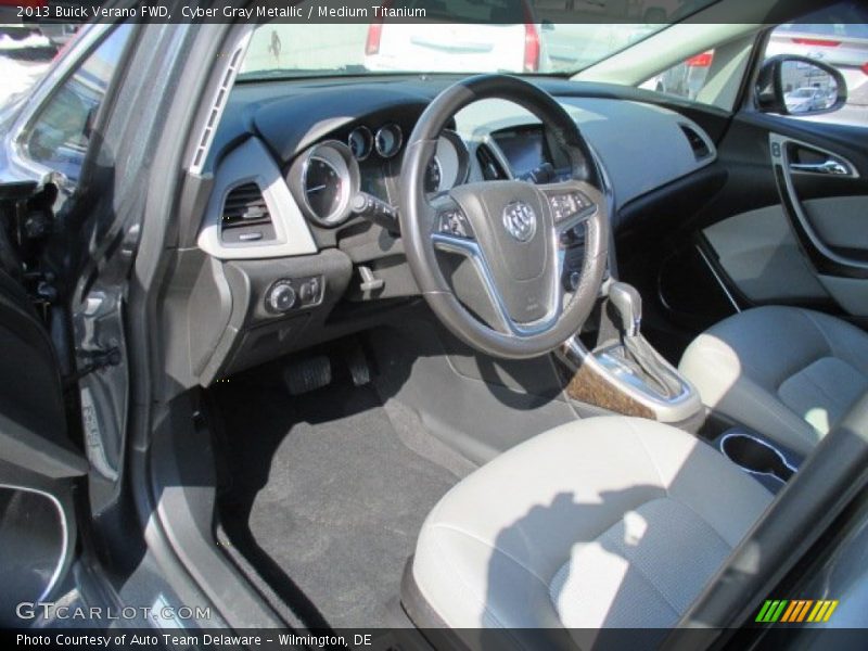 Cyber Gray Metallic / Medium Titanium 2013 Buick Verano FWD