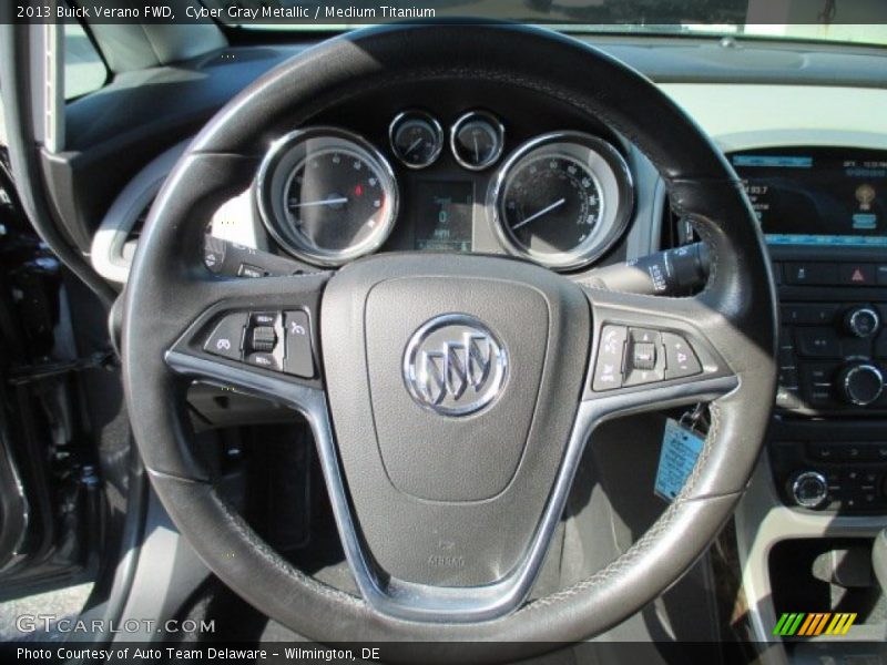 Cyber Gray Metallic / Medium Titanium 2013 Buick Verano FWD