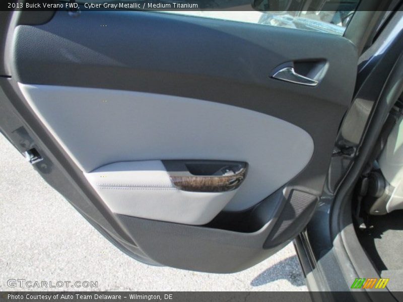 Cyber Gray Metallic / Medium Titanium 2013 Buick Verano FWD