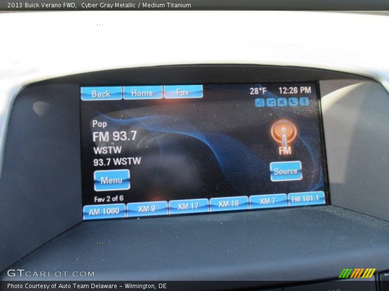 Cyber Gray Metallic / Medium Titanium 2013 Buick Verano FWD