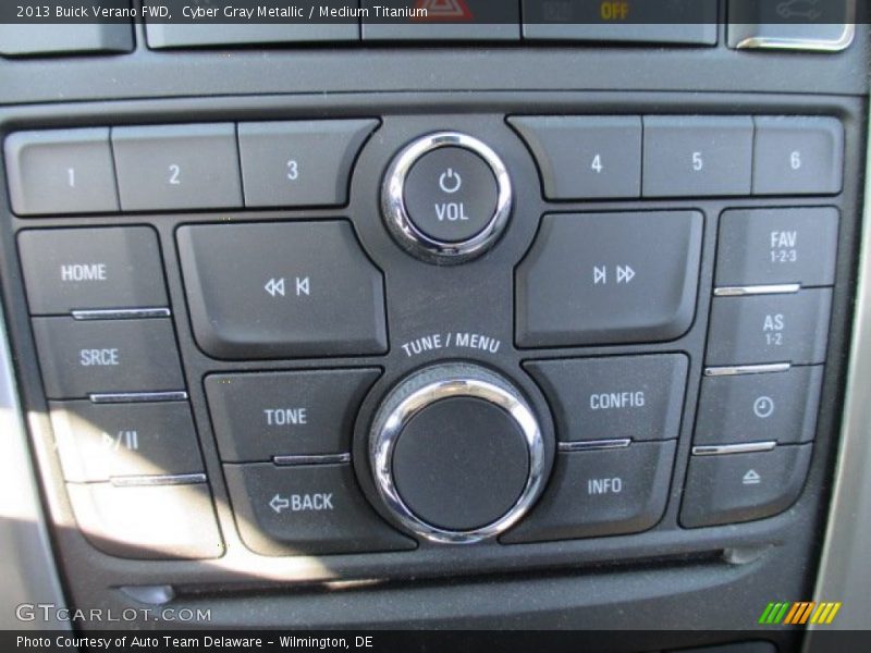 Cyber Gray Metallic / Medium Titanium 2013 Buick Verano FWD