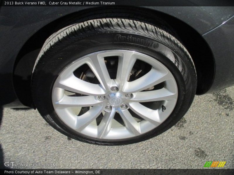 Cyber Gray Metallic / Medium Titanium 2013 Buick Verano FWD