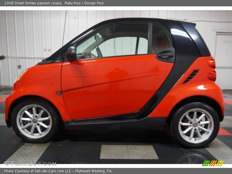 Rally Red / Design Red 2008 Smart fortwo passion coupe