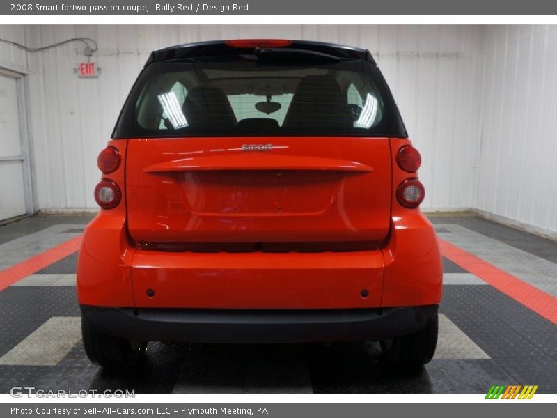 Rally Red / Design Red 2008 Smart fortwo passion coupe