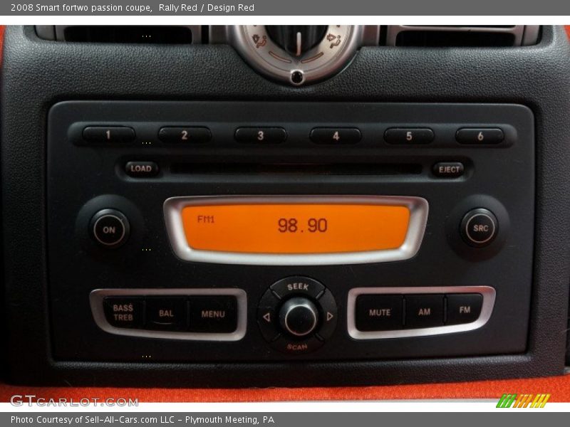Rally Red / Design Red 2008 Smart fortwo passion coupe