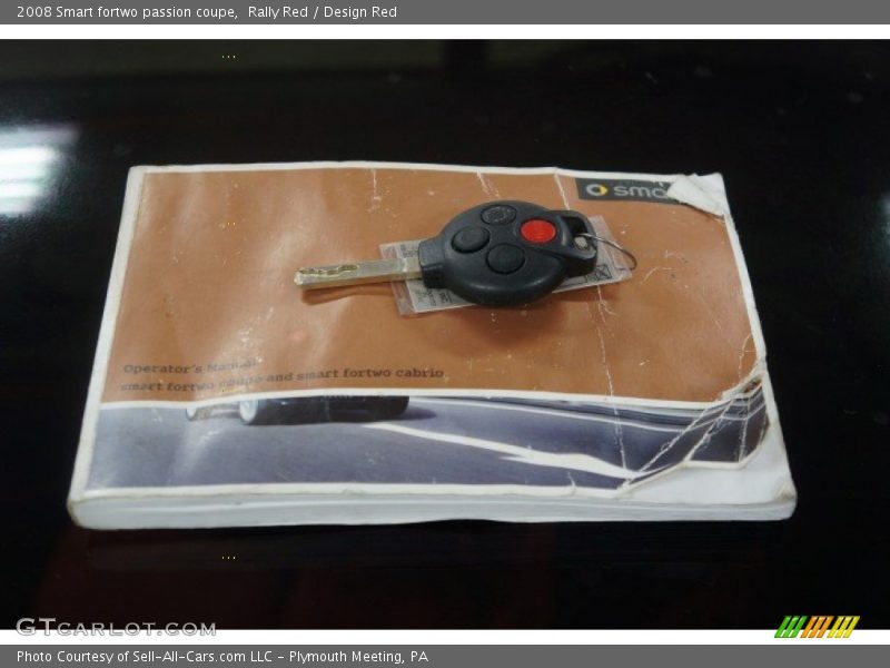 Rally Red / Design Red 2008 Smart fortwo passion coupe