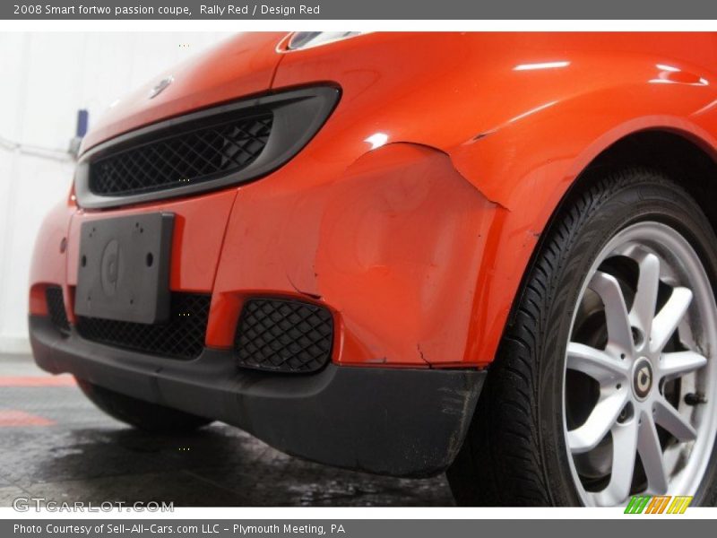 Rally Red / Design Red 2008 Smart fortwo passion coupe