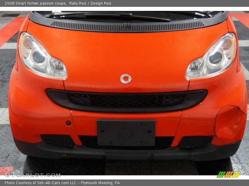 Rally Red / Design Red 2008 Smart fortwo passion coupe